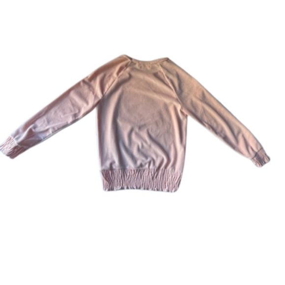 Girl's Long Sleeve Fleece Top with Heart Shaped Flip Sequins. Pink. NWT. Size 10 - Picture 6 of 8